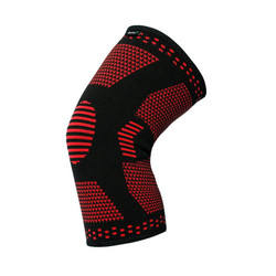 DrFit Elastyczna opaska na kolano czerwona L