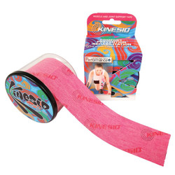 Kinesio Tex Performance+ hipoalergiczna z liniami ułatwiającymi cięcie 5 cm x 5 m czerwona