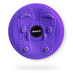 DrFit Platforma obrotowa z wypustkami do ćwiczeń  ø 25 cm fioletowy