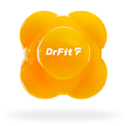 DrFit piłka do treningu refleksu żółta